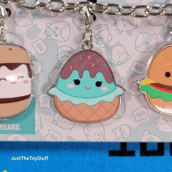 Original Squishmallows Food Squad Interchangeable Charm Set New - Picture 4 of 7